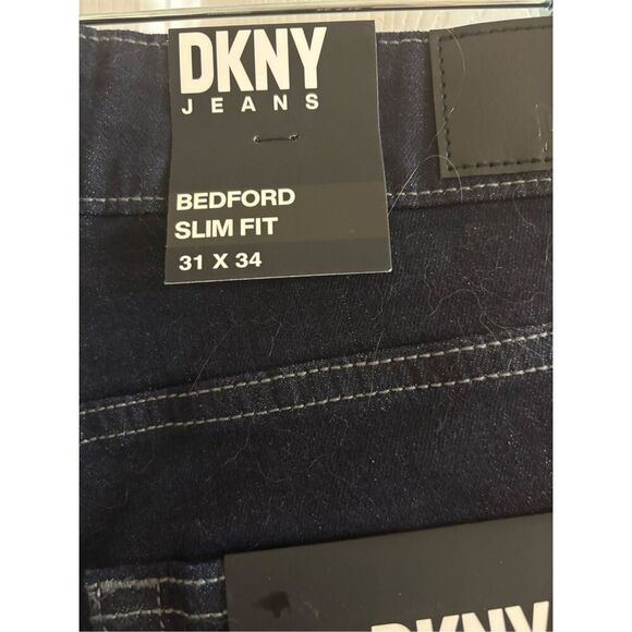 DKNY Men's Bedford Slim Fit Jeans for Men - Slim Fit Mens Stretch Denim Jeans 31 - Picture 6 of 8